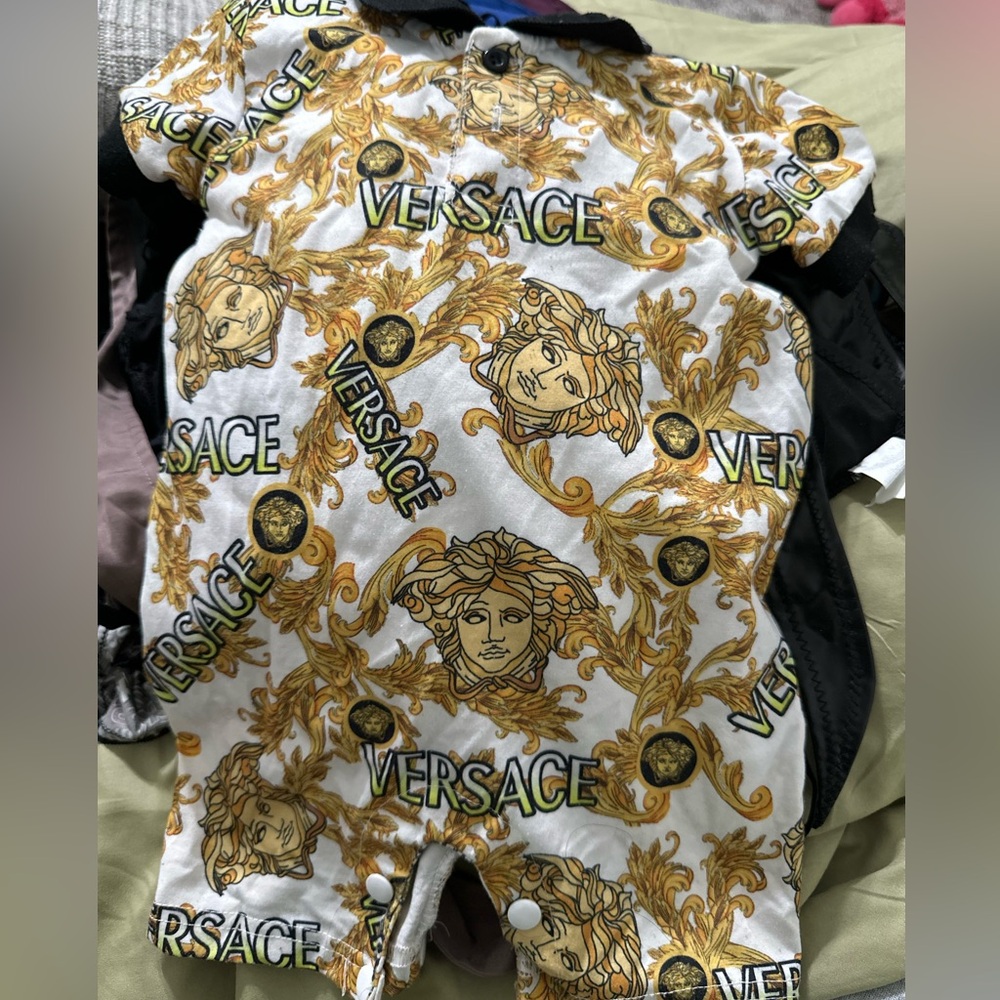 Versace onesie Short Sleeve
